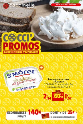Promos de Supermarchés à Montdidier (Somme) | COCCI' PROMOS sur Coccinelle Express | 24/04/2024 - 05/05/2024