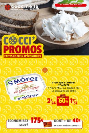 Promos de Supermarchés à Sainte-Menehould | COCCI' PROMOS sur Coccinelle Express | 24/04/2024 - 05/05/2024