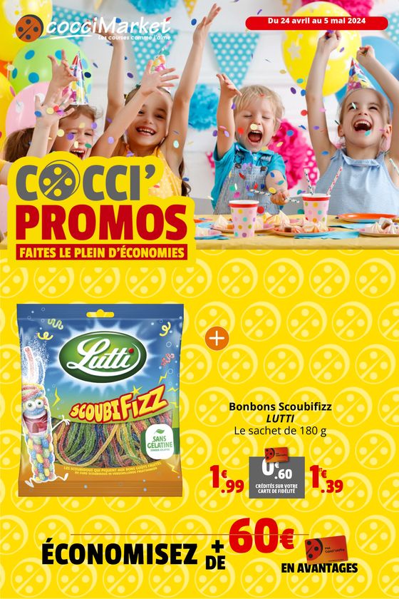 Catalogue Coccimarket à Ploërmel | COCCI' PROMOS | 24/04/2024 - 05/05/2024