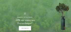 Promos de Beauté à Aix-en-Provence | SEMAINE DE LA TERRE -20% sur toutes nos Éco-recharges* sur Rituals | 24/04/2024 - 28/04/2024