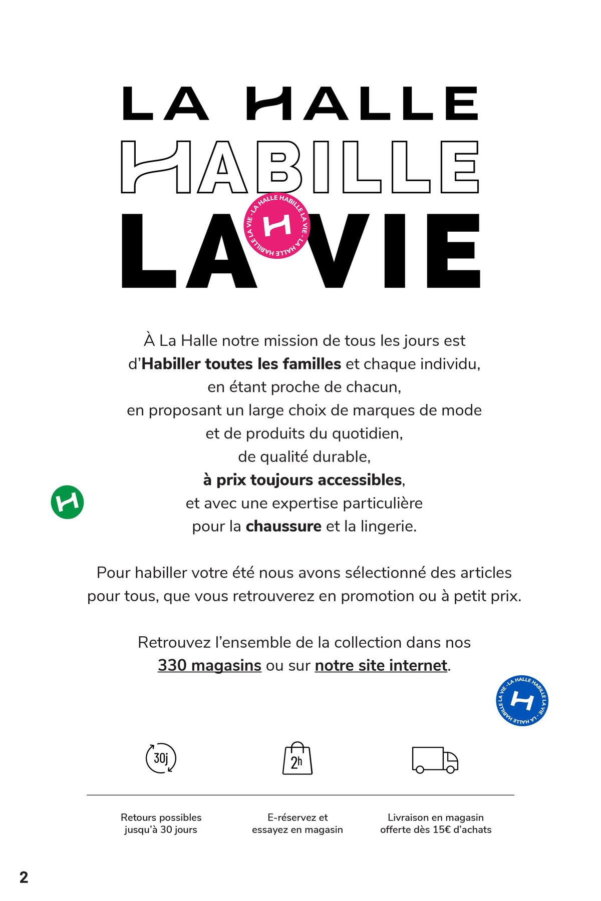 Catalogue La Halle habille la vie, page 00002