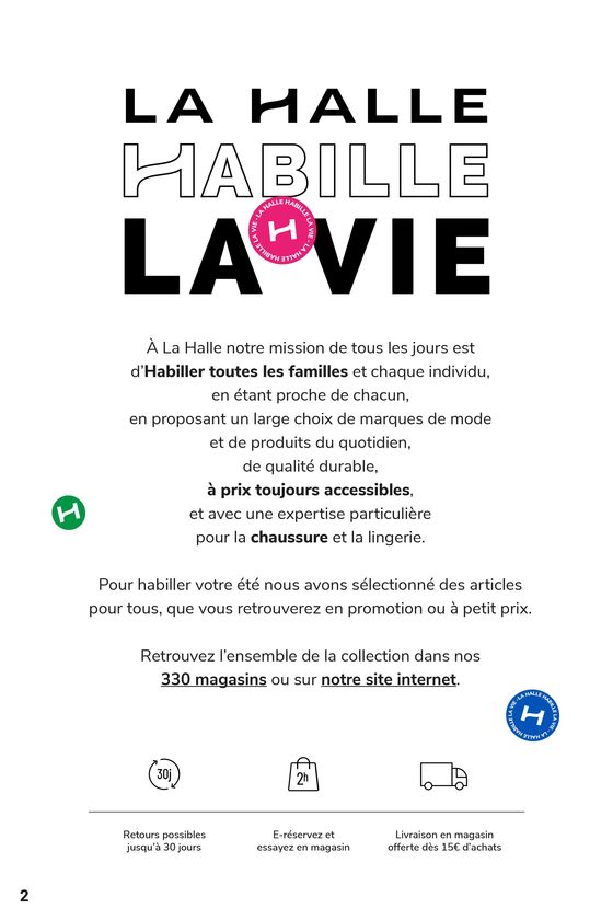 Catalogue La Halle à Saint-Martin-des-Champs (Finistère) | La Halle habille la vie | 30/04/2024 - 11/06/2024