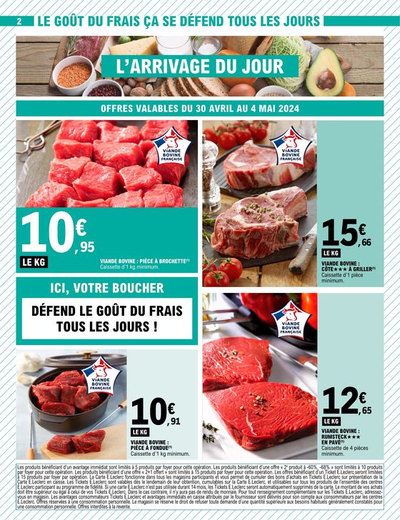 Catalogue E.Leclerc à Limoux | L’arrivage de la semaine | 30/04/2024 - 11/05/2024