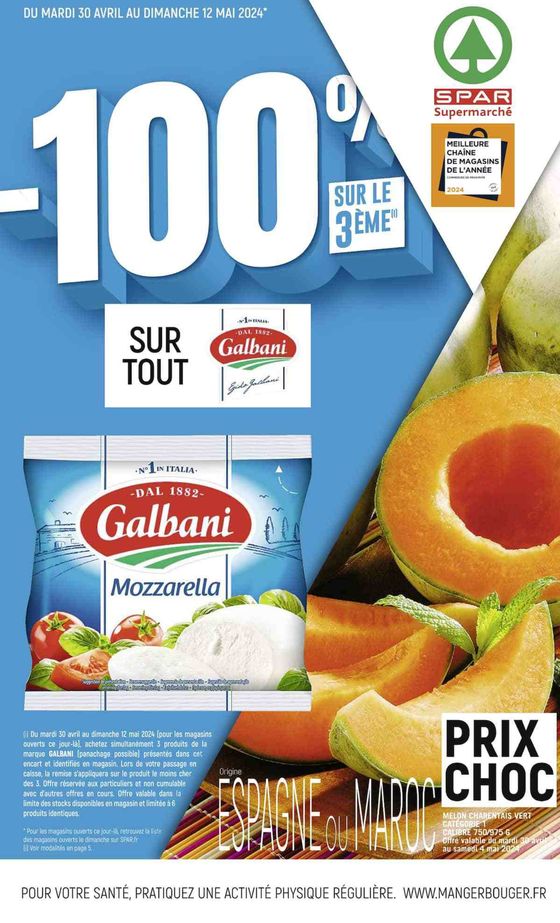 Catalogue Spar Supermarché à Brignais | SPAR SUPERMARCHÉ | 30/04/2024 - 12/05/2024