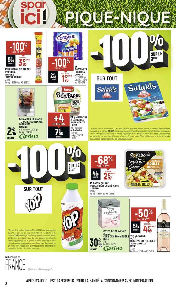 Catalogue Spar Supermarché à Bastia | SPAR SUPERMARCHÉ | 30/04/2024 - 12/05/2024