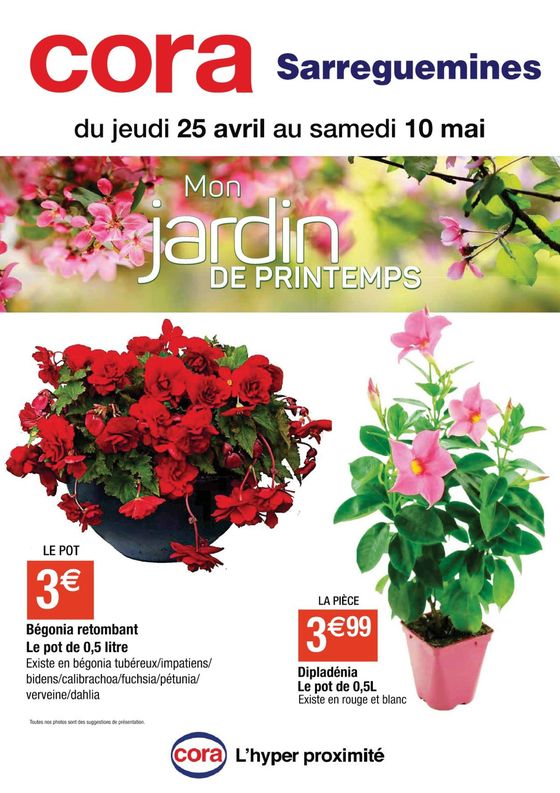 Catalogue Cora | Mon jardin de printemps | 26/04/2024 - 10/05/2024