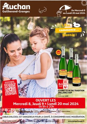 Catalogue Auchan Hypermarché à Guilherand-Granges | L'Été commence bientôt ! | 08/05/2024 - 21/05/2024