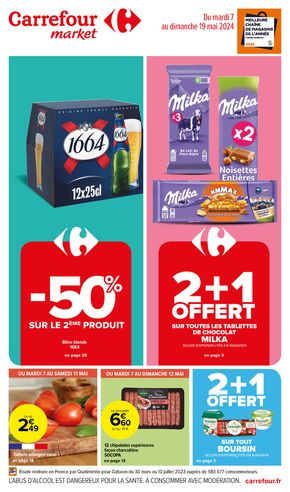 Promos de Supermarchés à Aire-sur-l'Adour | Nos offres du moment sur Carrefour Market | 07/05/2024 - 19/05/2024