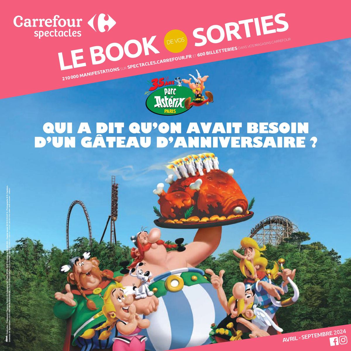 Catalogue Carrefour Spectacles - Le Book de vos Sorties, page 00001