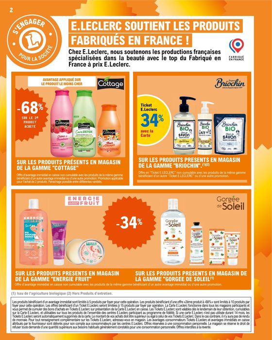 Catalogue E.Leclerc à Montélimar | Spécial beauté & hygiène à petits prix | 07/05/2024 - 15/05/2024