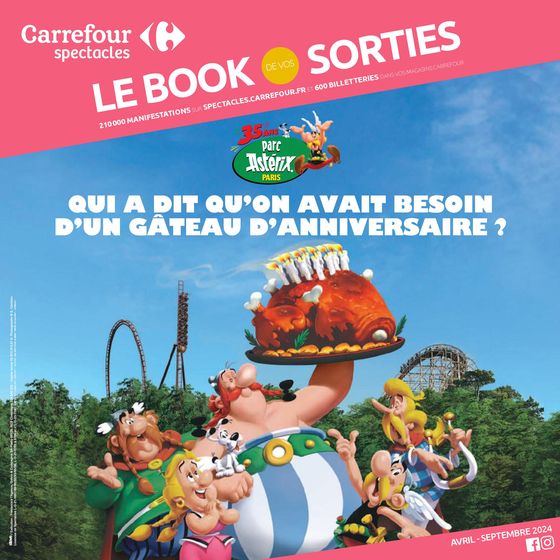 Catalogue Carrefour Contact | Le Book de vos Sorties | 29/04/2024 - 30/09/2024