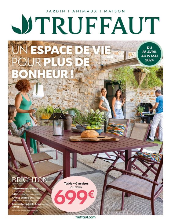 Catalogue Truffaut à Bordeaux | Un espace de vie pour plus de bonheur ! | 29/04/2024 - 19/05/2024