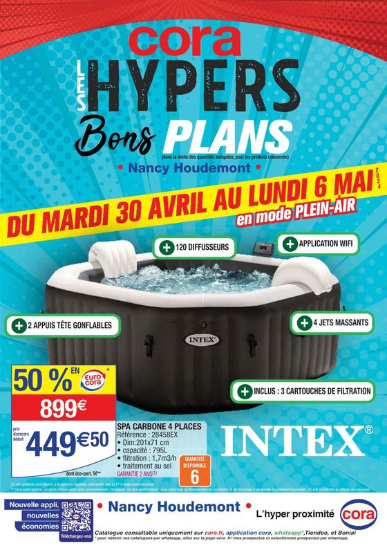 Catalogue Cora à Heillecourt | Les hypers bons plans | 30/04/2024 - 06/05/2024