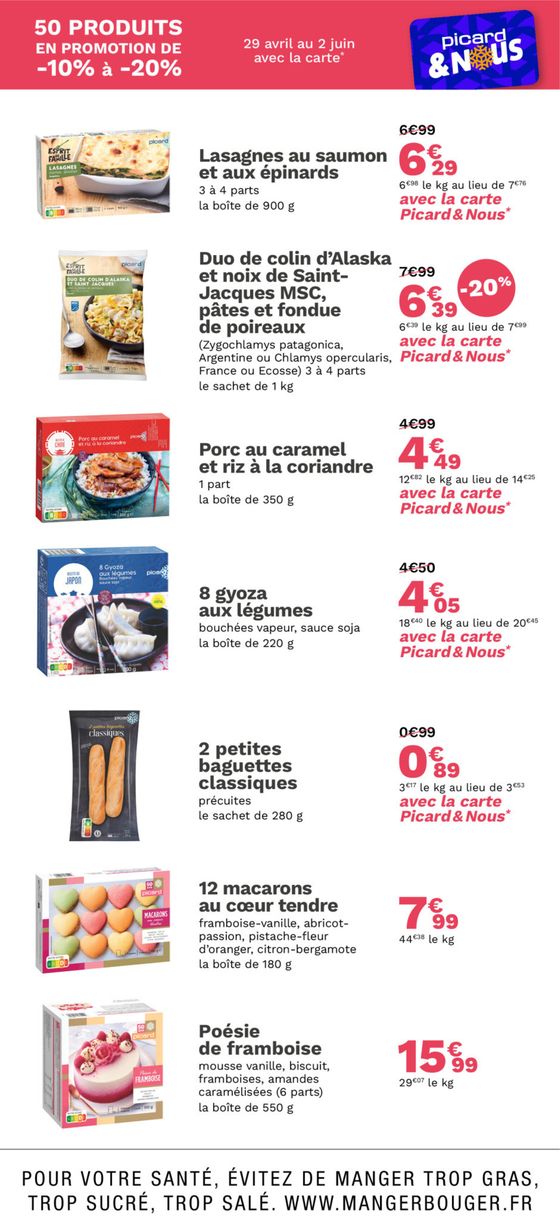 Catalogue Picard à Montrouge | Méditerranée | 29/04/2024 - 19/05/2024