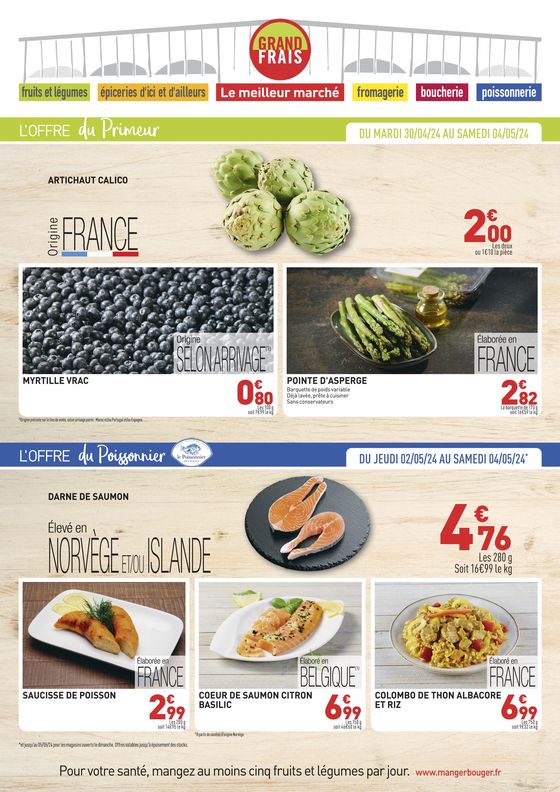 Catalogue Grand Frais à Terville | L'OFFRE du Primeur | 30/04/2024 - 12/05/2024