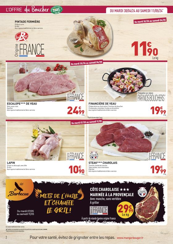 Catalogue Grand Frais à Brives-Charensac | L'OFFRE du Primeur | 30/04/2024 - 04/05/2024