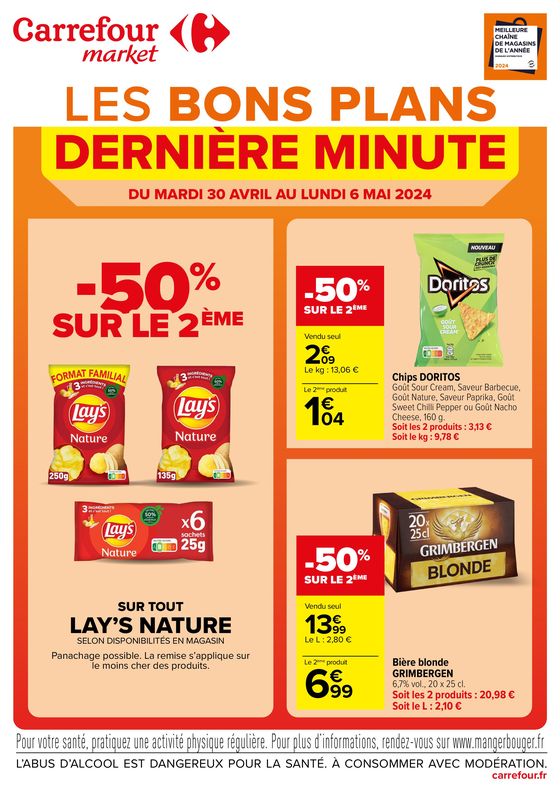 Catalogue Carrefour Contact à Quimper | Les Bons Plans de dernière minute | 30/04/2024 - 06/05/2024