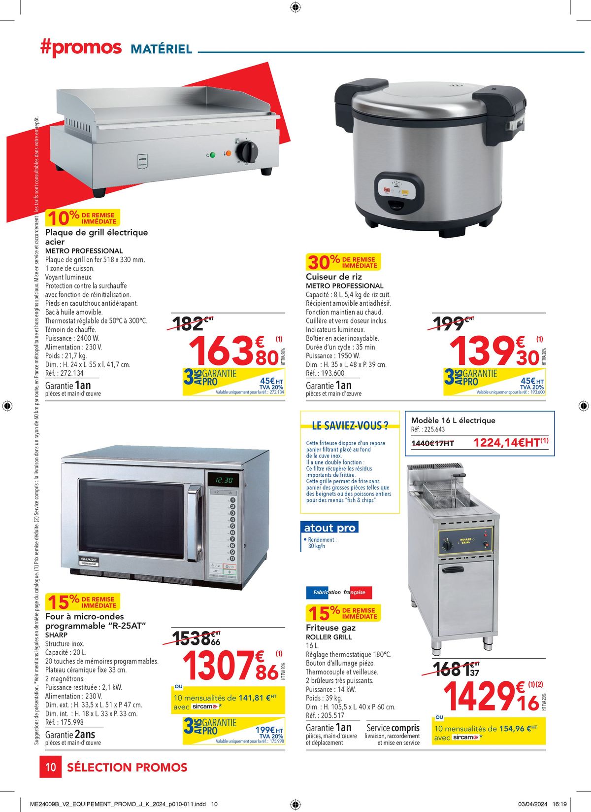 Catalogue Sélection Promos équipement, page 00010