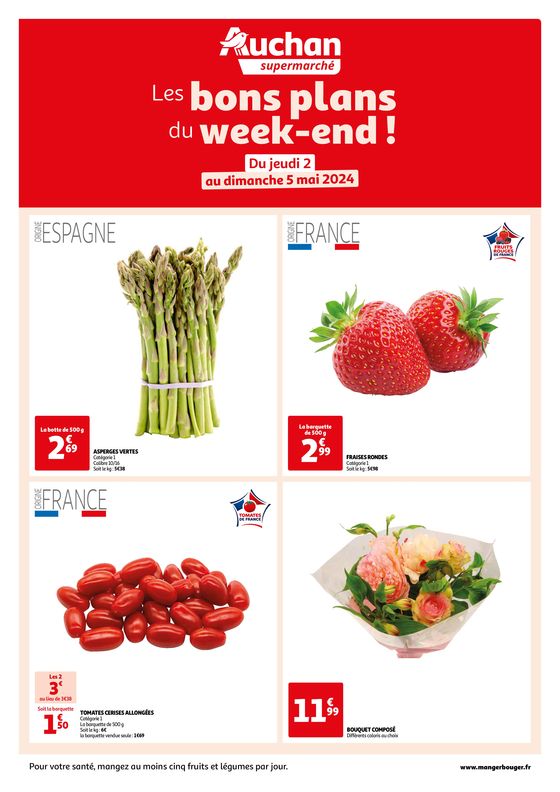 Les bons plans du week-end dans votre super !