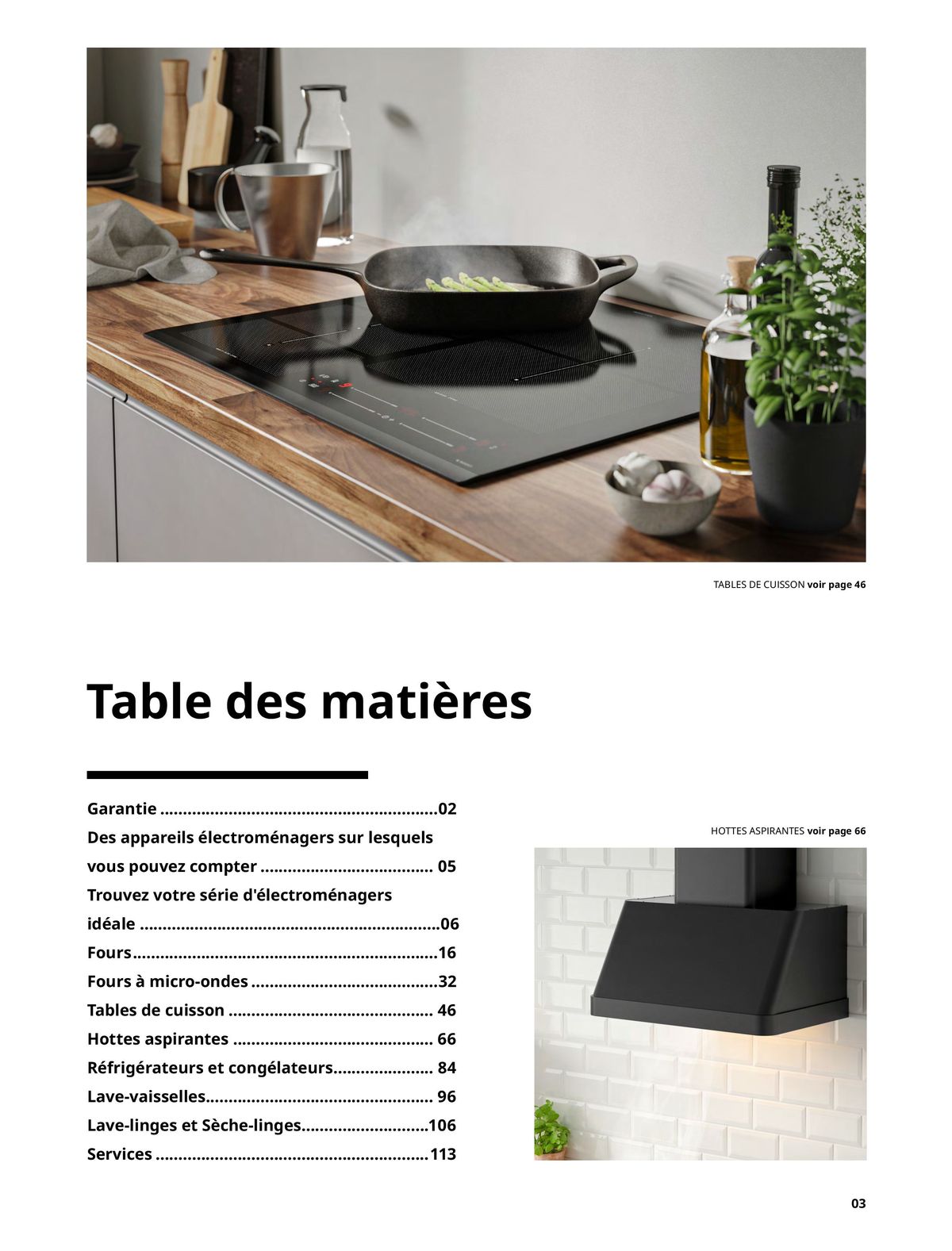 Catalogue IKEA ÉLECTROMÉNAGER, page 00003