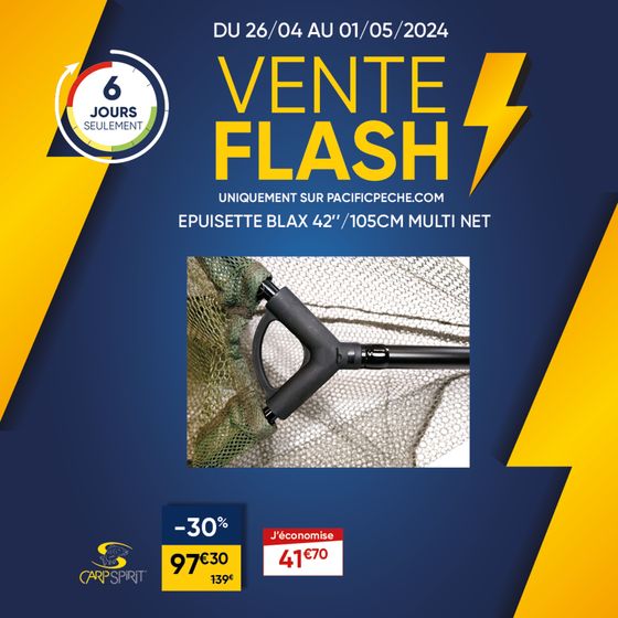 Catalogue Pacific Pêche à Châteauroux | CARPE & NAVIGATION Toutes les plus grandes marques jusqu'à -50% | 29/04/2024 - 01/05/2024