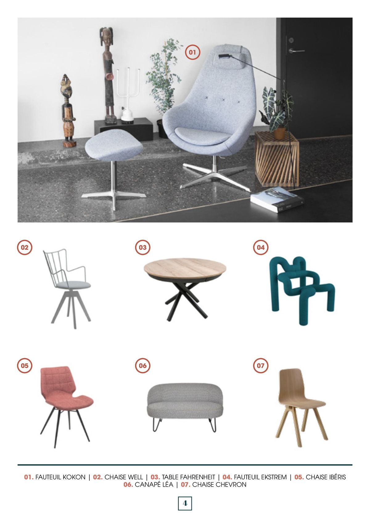 Catalogue Apportez une touche résolument moderne à votre intérieur avec le mobilier design, page 00004