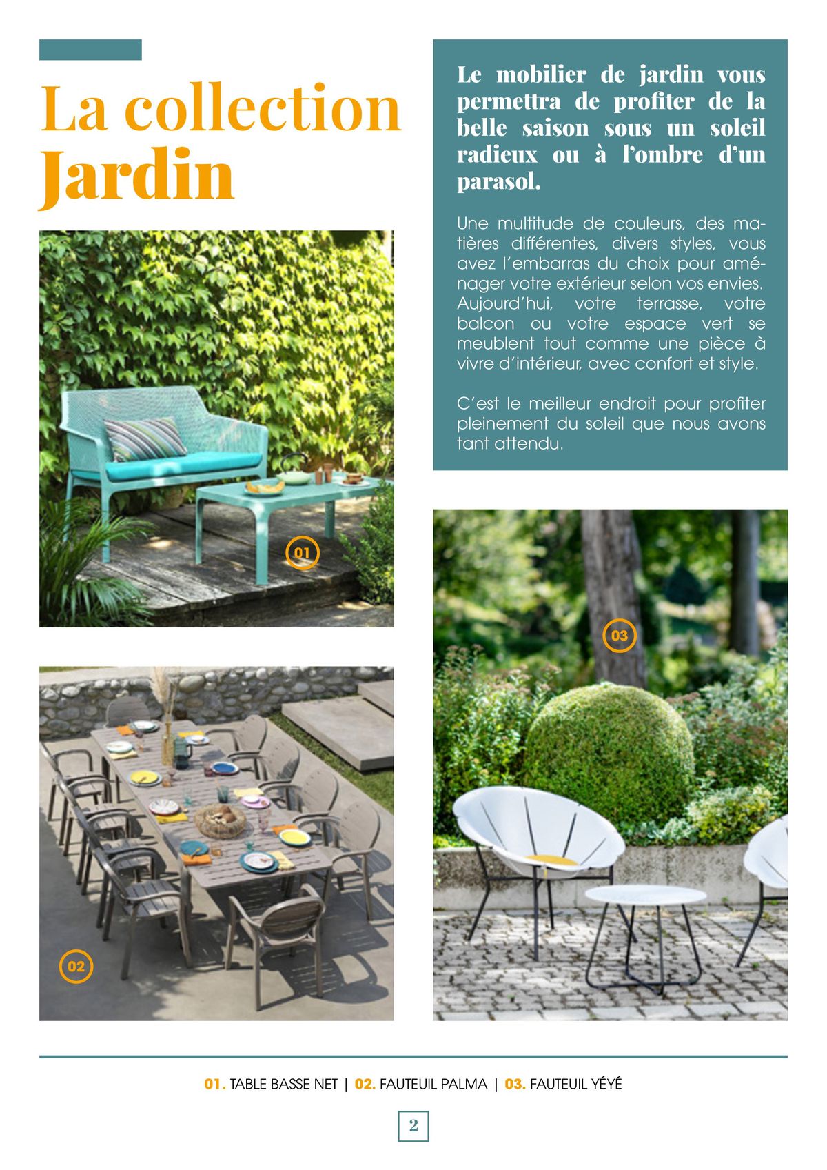 Catalogue Alliez convivialité, confort et esthétique grâce à notre mobilier d’extérieur, page 00002