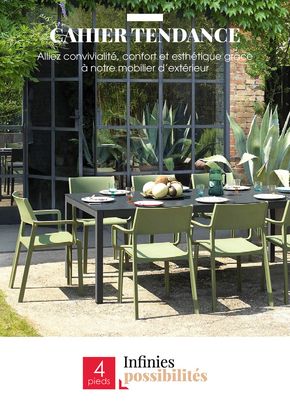 Catalogue 4 Pieds à Vandœuvre-lès-Nancy | Alliez convivialité, confort et esthétique grâce à notre mobilier d’extérieur | 29/04/2024 - 31/08/2024