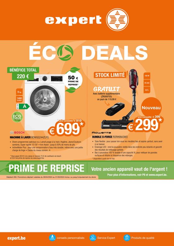Catalogue Expert à Morteau | Eco Deals | 29/04/2024 - 31/05/2024