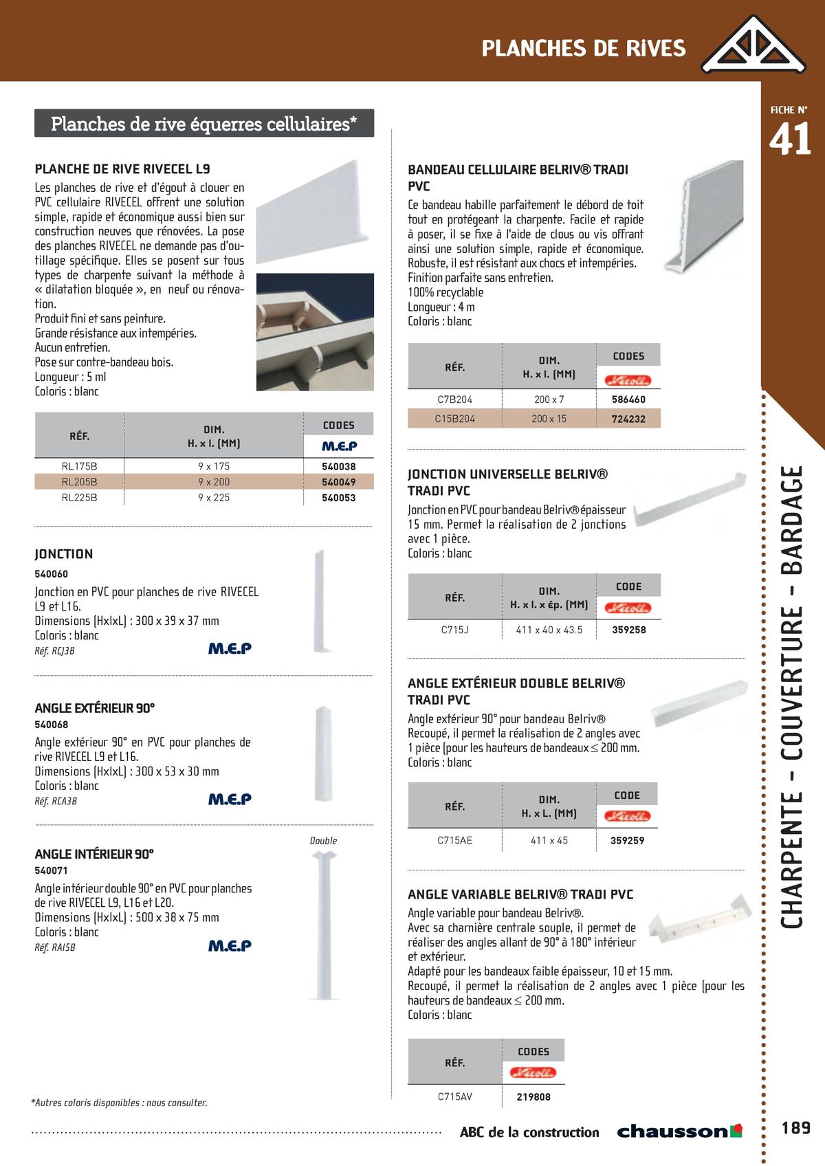 Catalogue ABC de la construction, page 00191