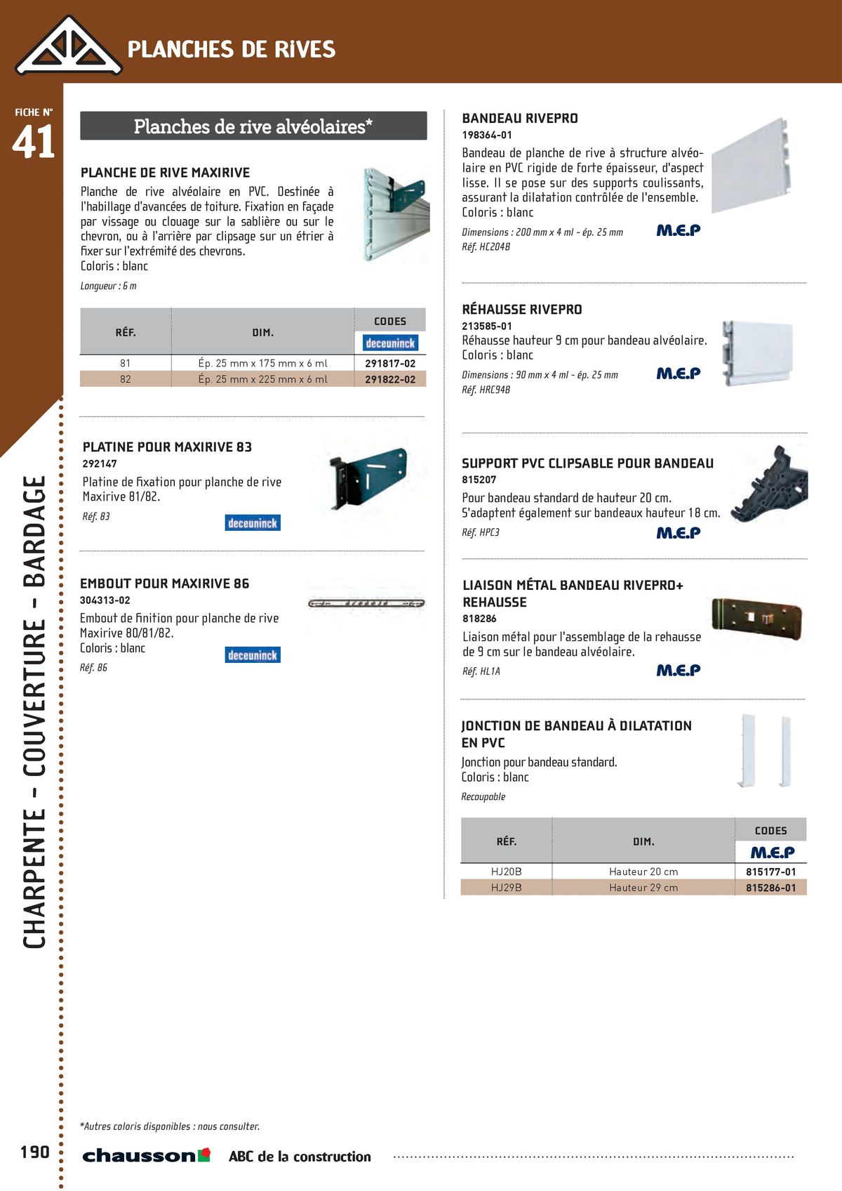 Catalogue ABC de la construction, page 00192
