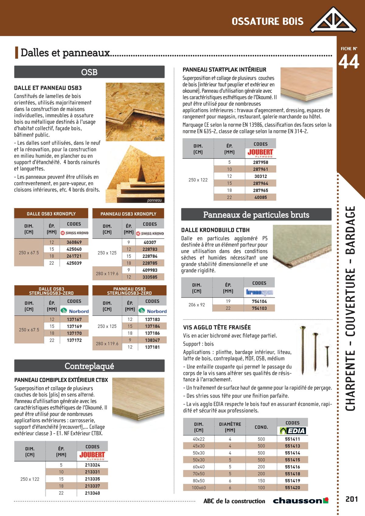 Catalogue ABC de la construction, page 00203