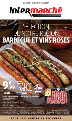 Catalogue Intermarché à Le Lavandou | SELECTION DE NOTRE REGION BARBECUE ET VINS ROSES | 07/05/2024 - 20/05/2024