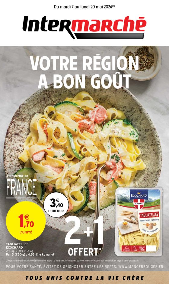 Catalogue Intermarché à Le Pont-de-Beauvoisin (Isère) | VOTRE REGION A BON GOUT | 07/05/2024 - 20/05/2024
