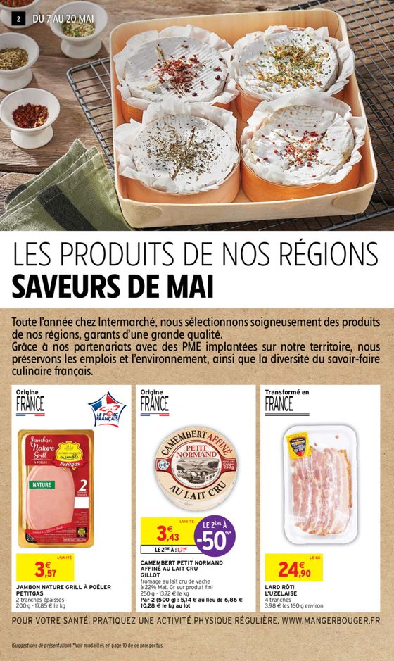 Catalogue Intermarché à Dives-sur-Mer | LES PRODUITS DE NOS REGIONS SAVEURS DE MAI | 07/05/2024 - 20/05/2024