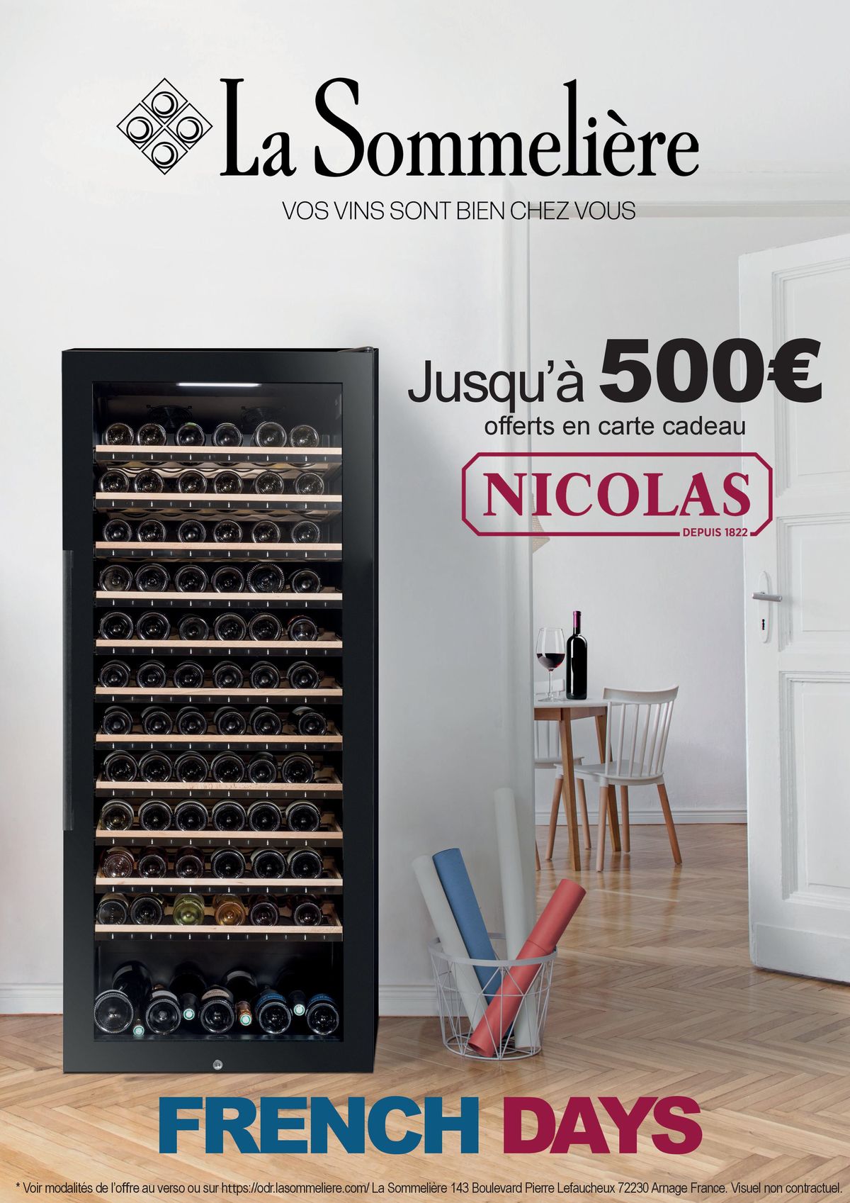 Catalogue OFFRE LA SOMMELIÈRE : JUSQU'À 500€ OFFERTS EN CARTE CADEAU NICOLAS !, page 00001