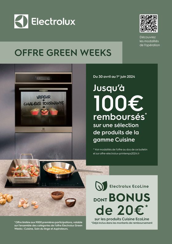 Catalogue Boulanger à Chantepie |  OFFRE ELECTROLUX : JUSQU'À 100€ REMBOURSÉS ! | 30/04/2024 - 01/06/2024