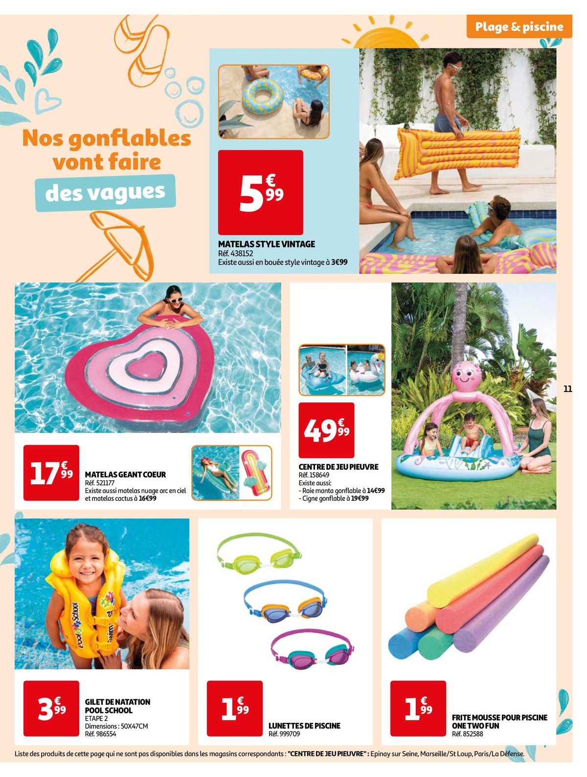 Catalogue Nos exclusivités Summer pour s'amuser tout l'été, page 00011
