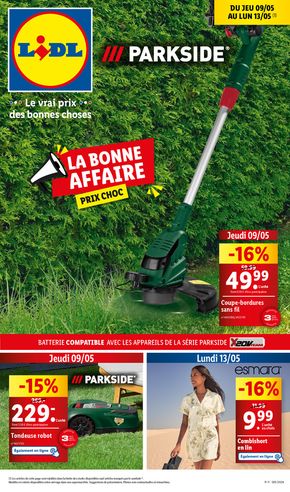 Catalogue Lidl à Saint-Flour (Cantal) | Profitez de nos offres à prix Lidl : bricolage, mode, cuisine et bien plus à découvrir ! | 09/05/2024 - 13/05/2024