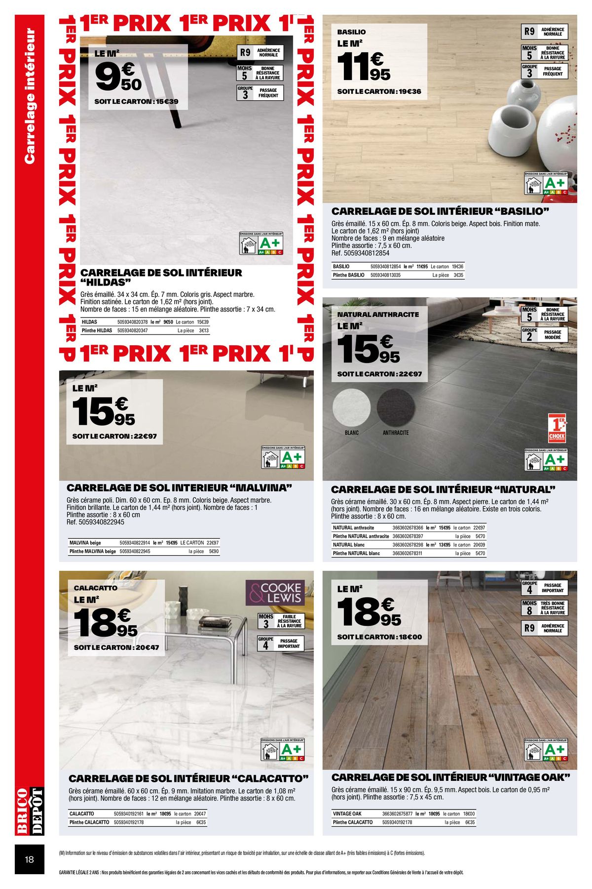 Catalogue PRIX DÉPÔT, page 00018