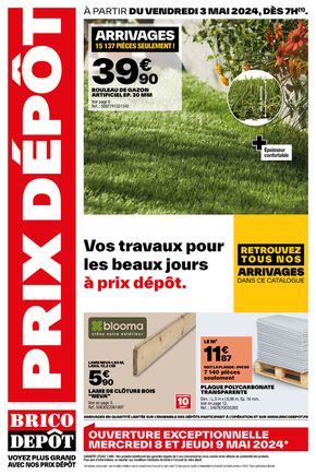 Catalogue Brico Dépôt à Neuilly-sur-Seine | PRIX DÉPÔT | 02/05/2024 - 16/05/2024