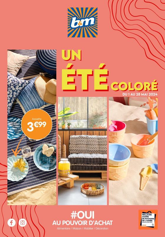 Catalogue B&M à Creil | Un Été Coloré | 02/05/2024 - 28/05/2024