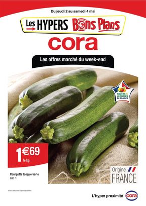 Catalogue Cora à Vélizy-Villacoublay | Les offres marché du week-end | 02/05/2024 - 04/05/2024