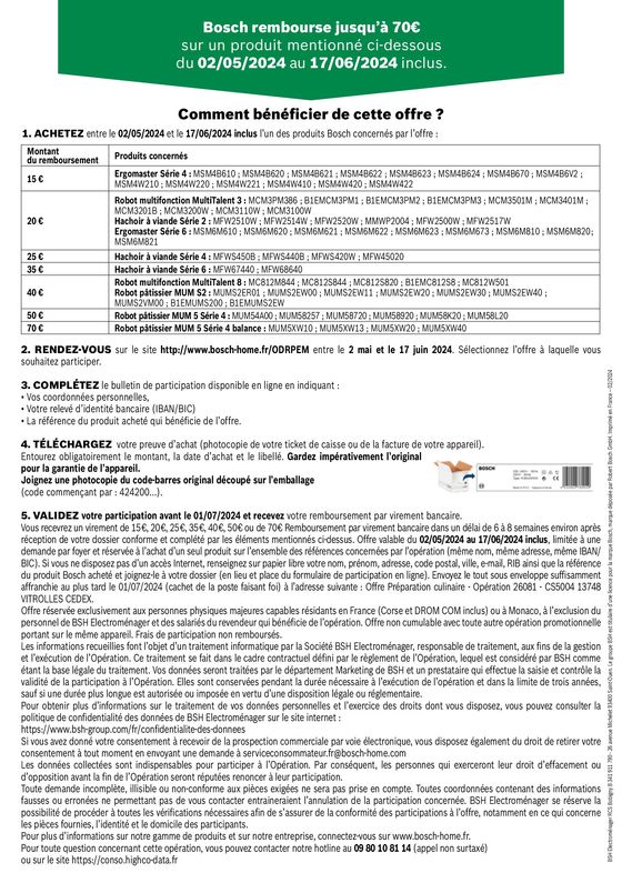 Catalogue MDA à Lunéville | Jusqu'à 70€ remboursés | 02/05/2024 - 17/06/2024