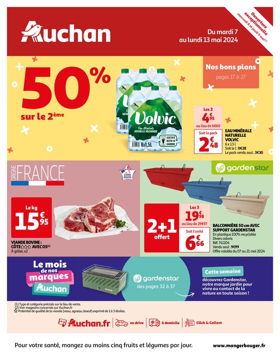 Catalogue Auchan Hypermarché à Ablon-sur-Seine | Des offres qui en font toujours plus ! | 07/05/2024 - 13/05/2024
