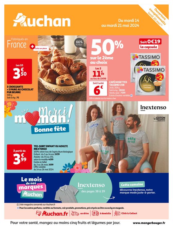 Catalogue Auchan Hypermarché à Clamecy (Nièvre) | Nos surgelés ont tout bon ! | 14/05/2024 - 21/05/2024