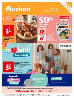 Catalogue Auchan Hypermarché à Saint-Clément-de-la-Place | Nos surgelés ont tout bon ! | 14/05/2024 - 21/05/2024