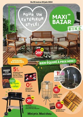 Catalogue Maxi Bazar à Gennevilliers | Pour un extérieur stylé ! | 02/05/2024 - 02/06/2024