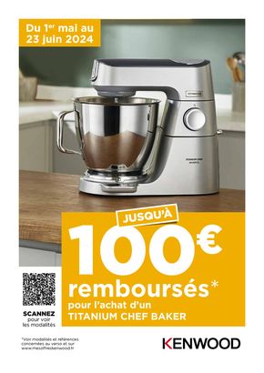 Catalogue Boulanger à Montmorot |  OFFRE KENWOOD: 100€ REMBOURSÉS! | 02/05/2024 - 23/06/2024