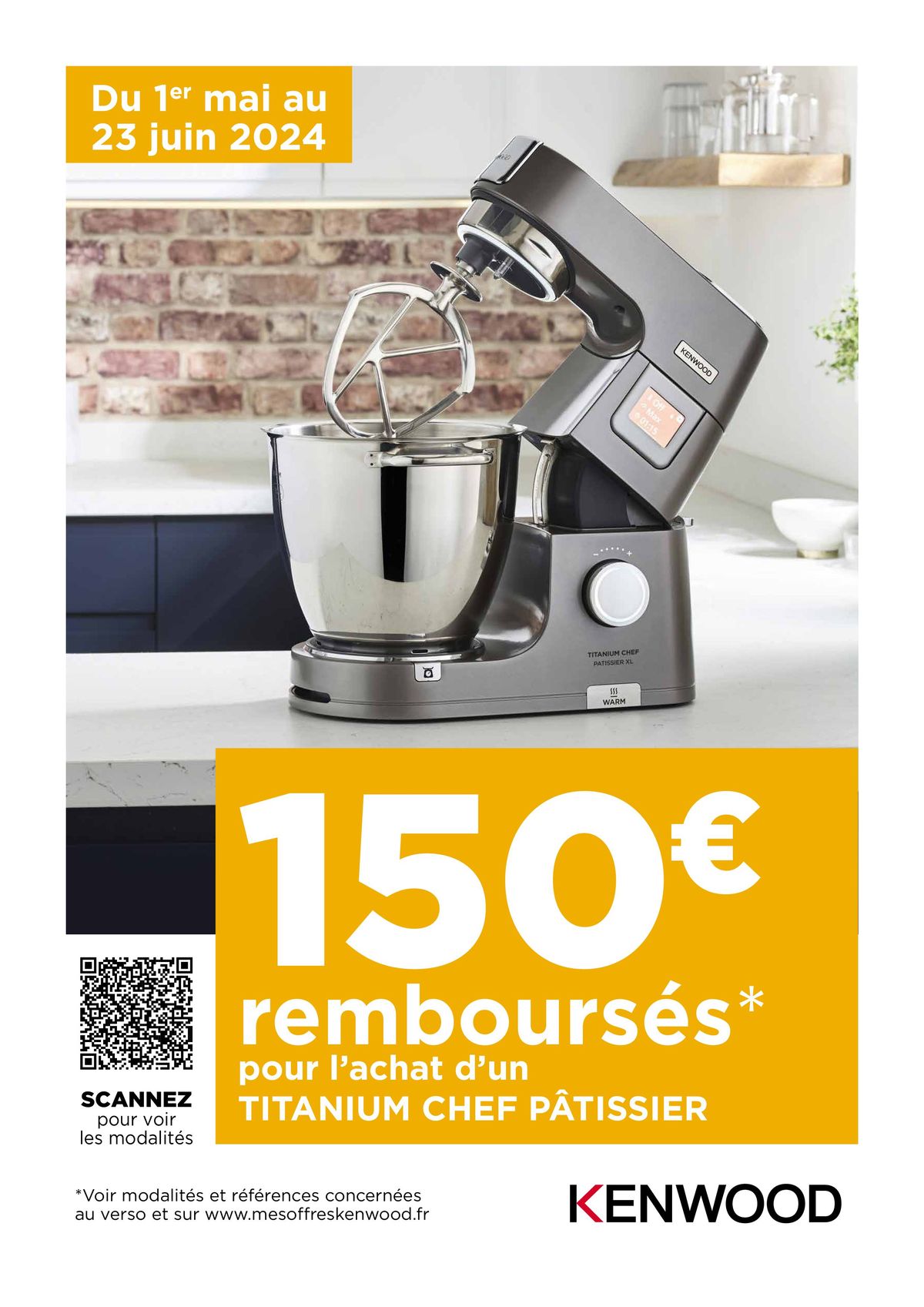 Catalogue OFFRE KENWOOD: 150€ REMBOURSÉS!, page 00001